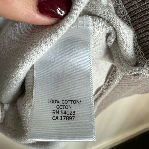 Banana Republic L Tan Half Zip Pullover Sweater - Picture 7 of 11